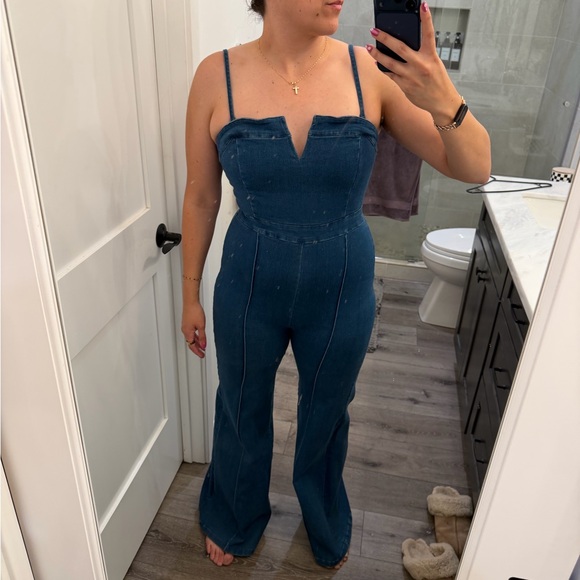 Denim jumpsuit - Picture 4 of 10